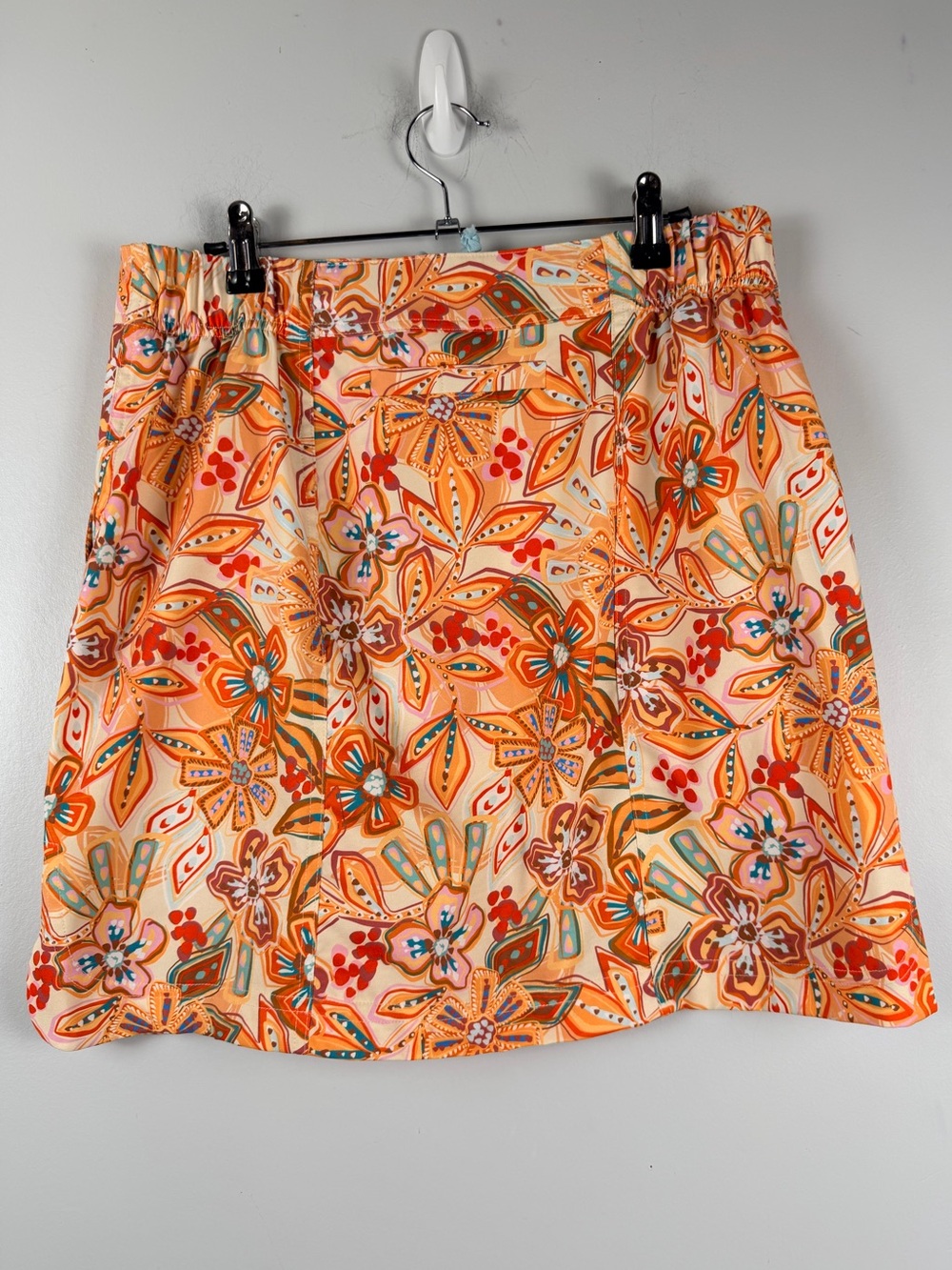 RipSkirt Hawaii Sport Skirt Floral Print Drawstring Beach Tropical Size medium - Picture 5 of 7